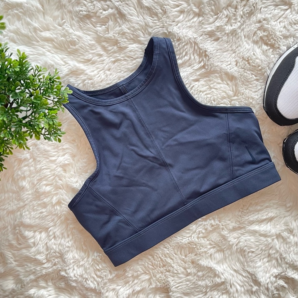 Nike Women’s High-Neck Training Sports Bra – Dark Gray, Size XS, NWT